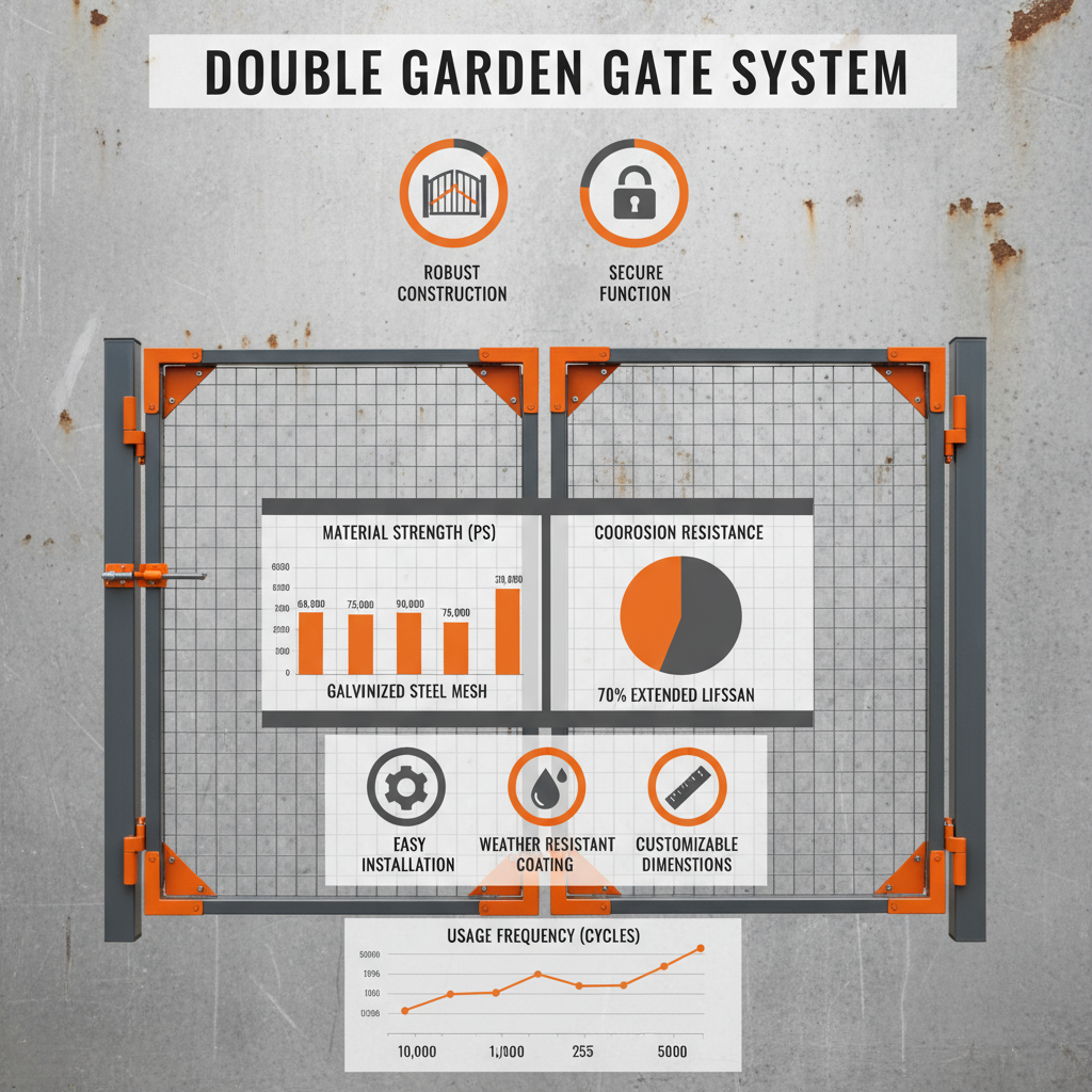 Double Garden Gate