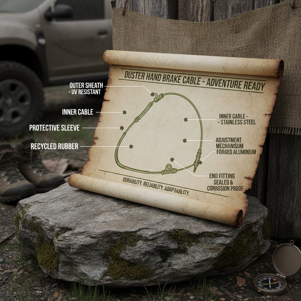 Premium Duster Hand Brake Cables