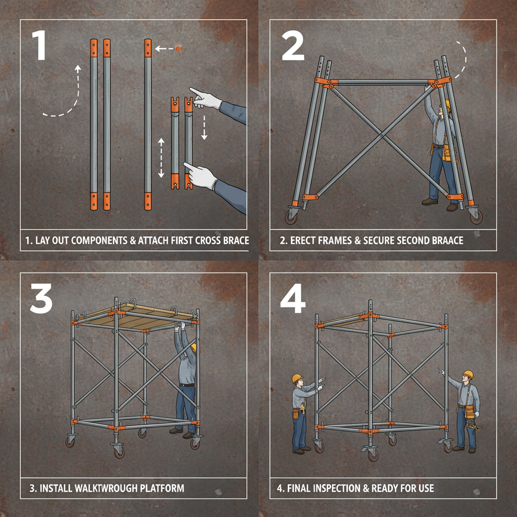 Elevate Your Construction with End Frame Scaffolding