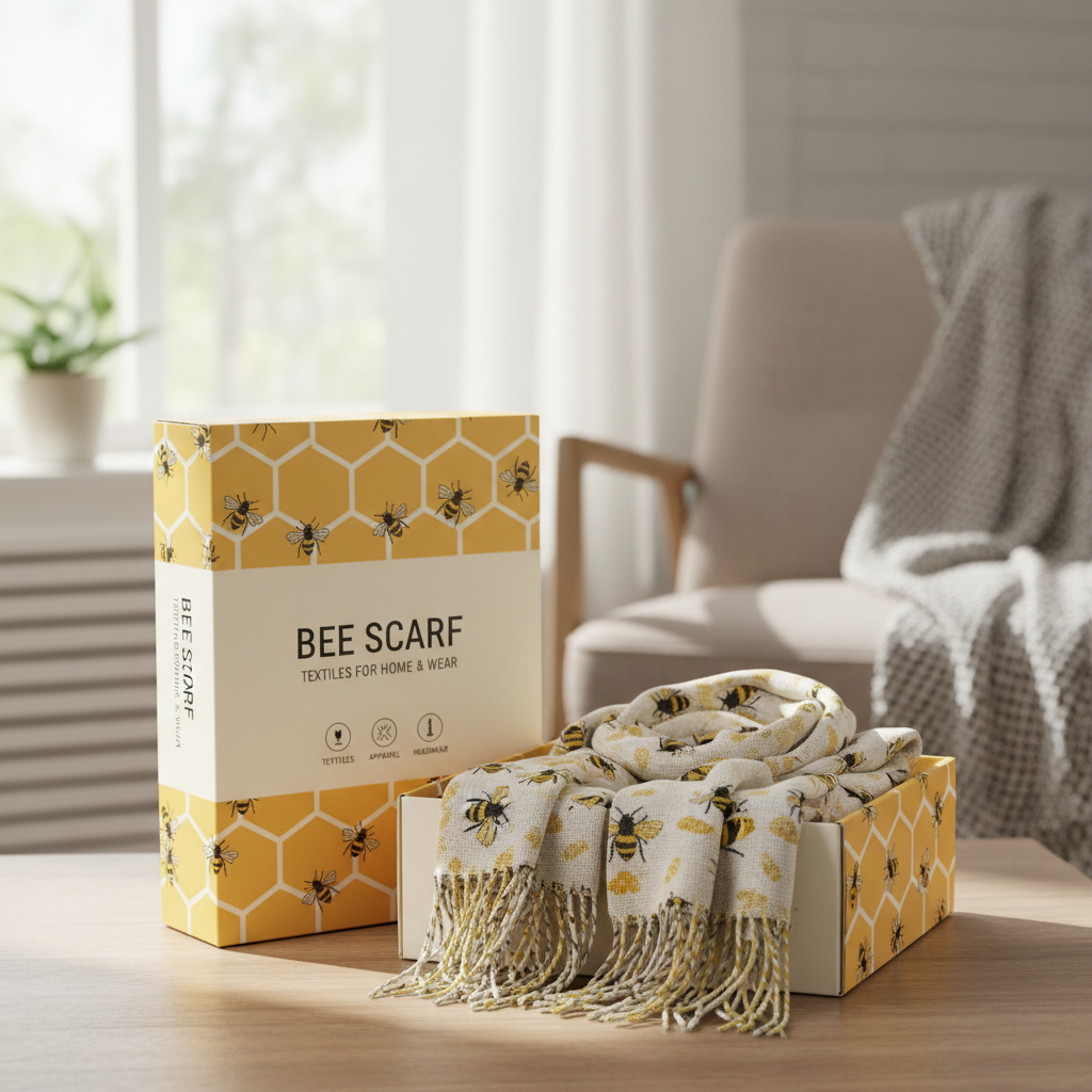 Elevate Your Style with Bee Scarf. The Art of Natural Elegance.