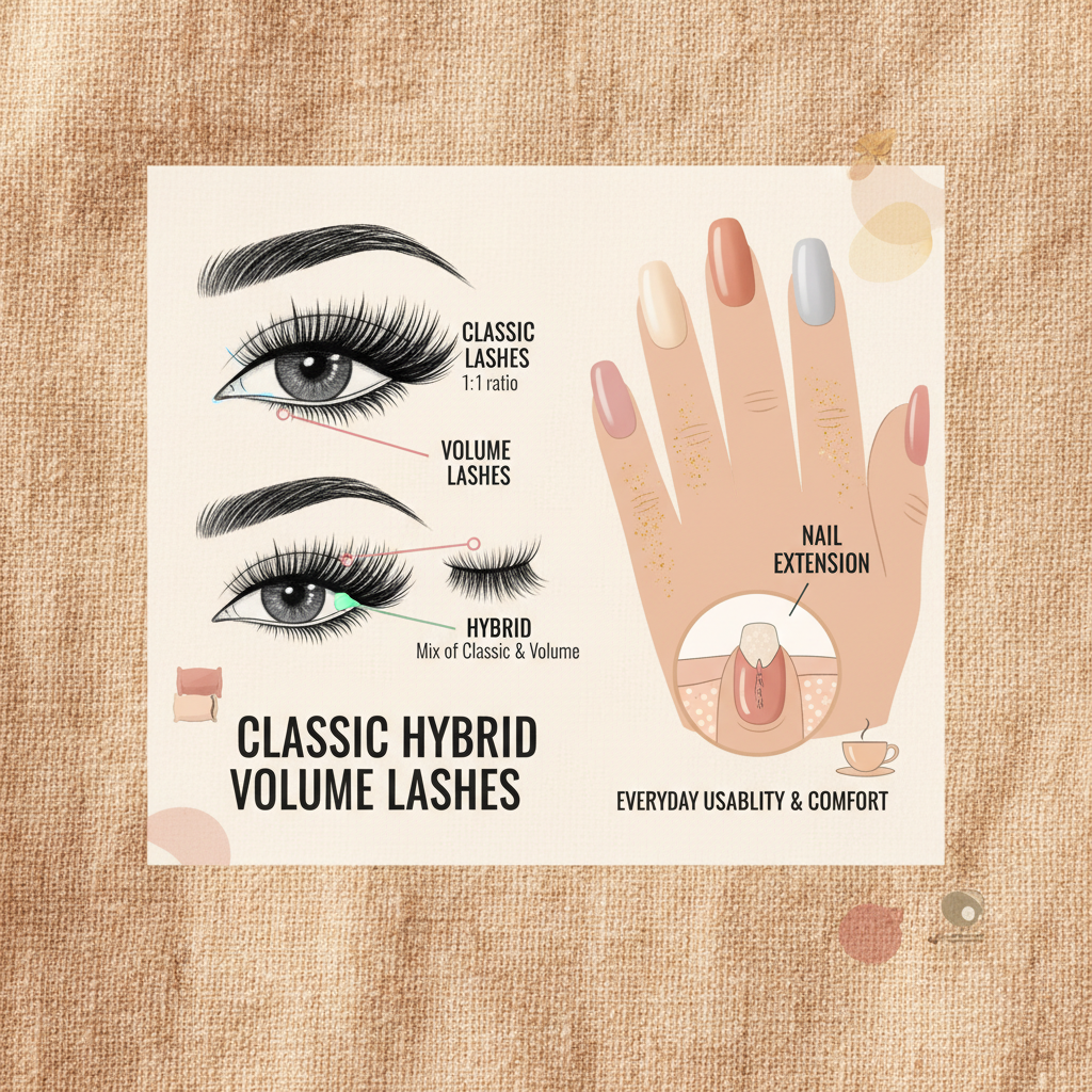 Elevate Your Look with Lash Perfection and Flawless Nails
