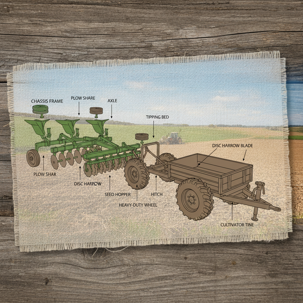 Tractor Trolley Parts Enhancing Agricultural Efficiency