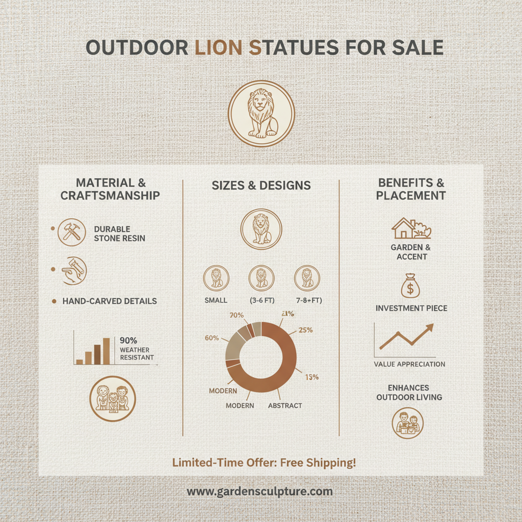 Find the Perfect Large Outdoor Lion Statue for Sale and Enhance Your Space