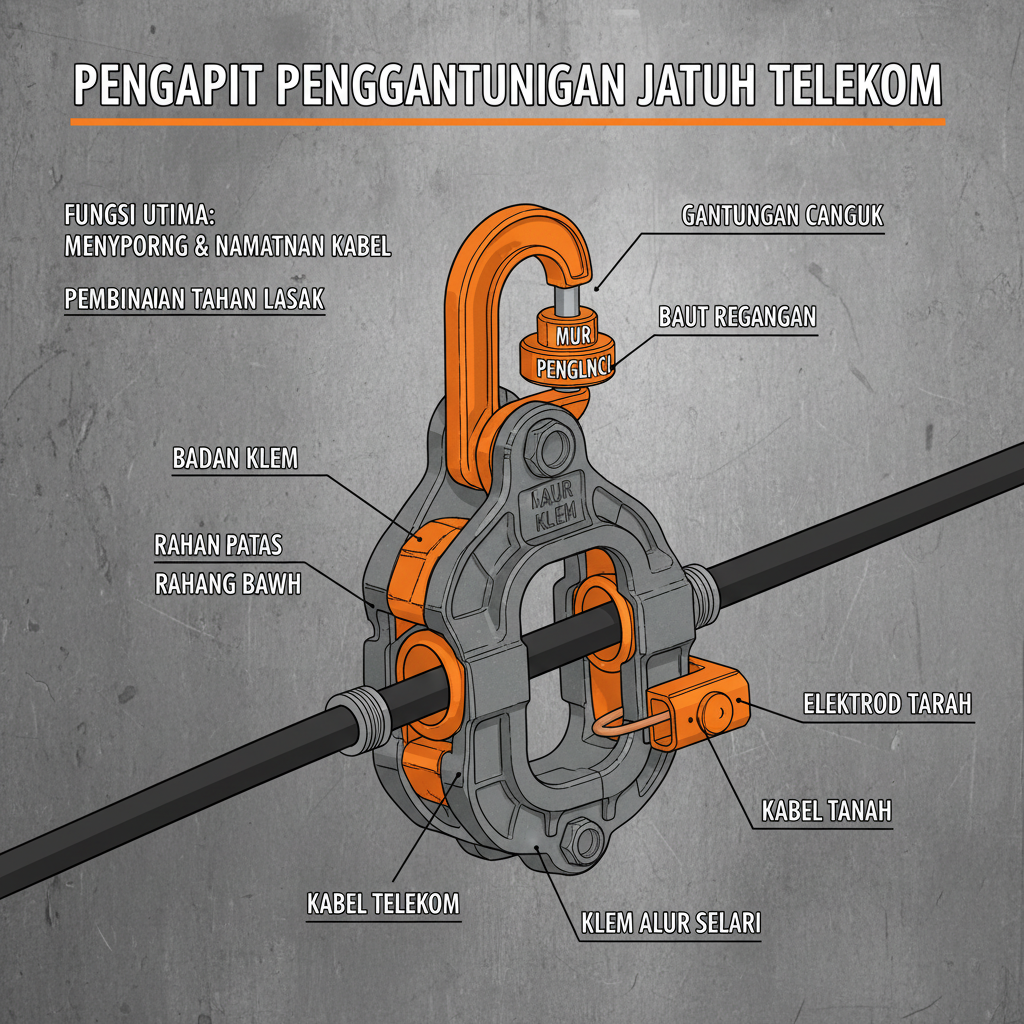 Comprehensive Guide to Pengapit Penggantungan Jatuh Telekom for Telecom Worker Safety