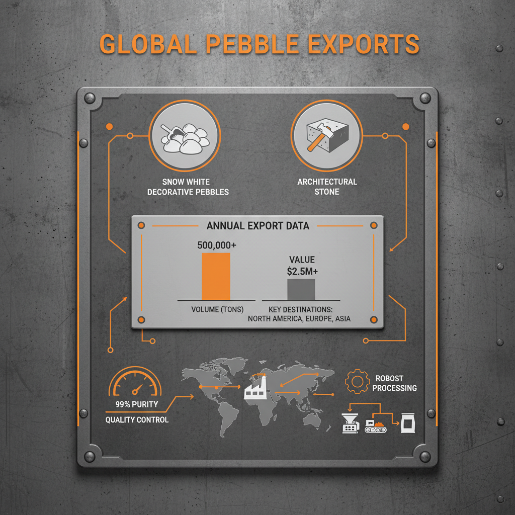 Enhance Your Landscape with Stunning Snow White Decorative Pebbles