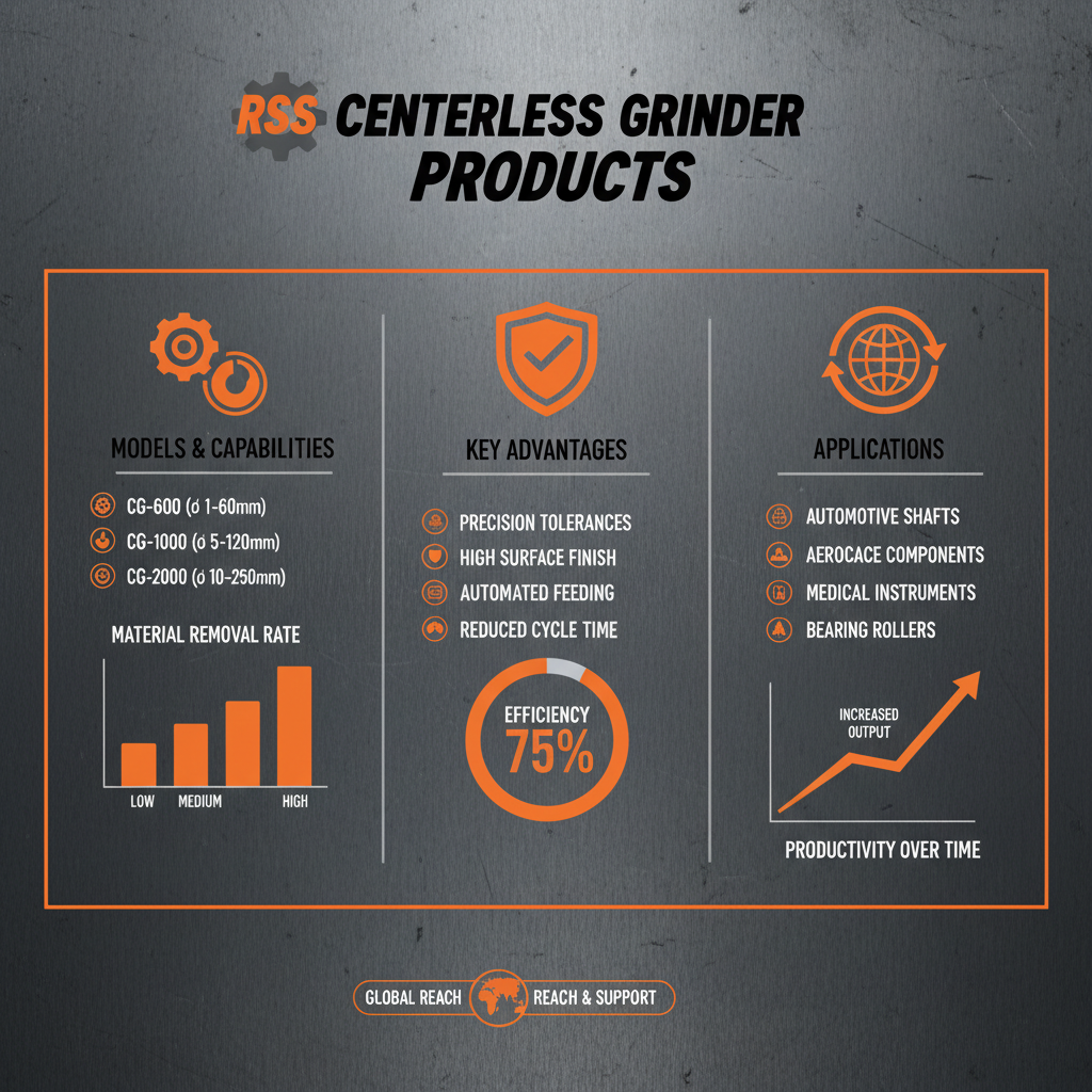 Xielizz RSS Centerless Grinder Products Solutions for Precision Machining
