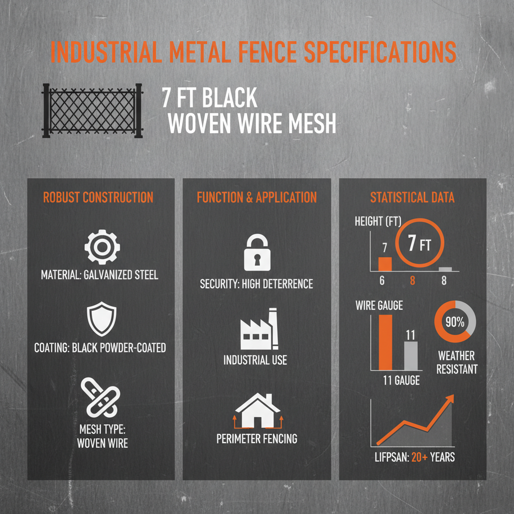 Choosing the Right 7 ft Black Metal Fence for Security and Elegance