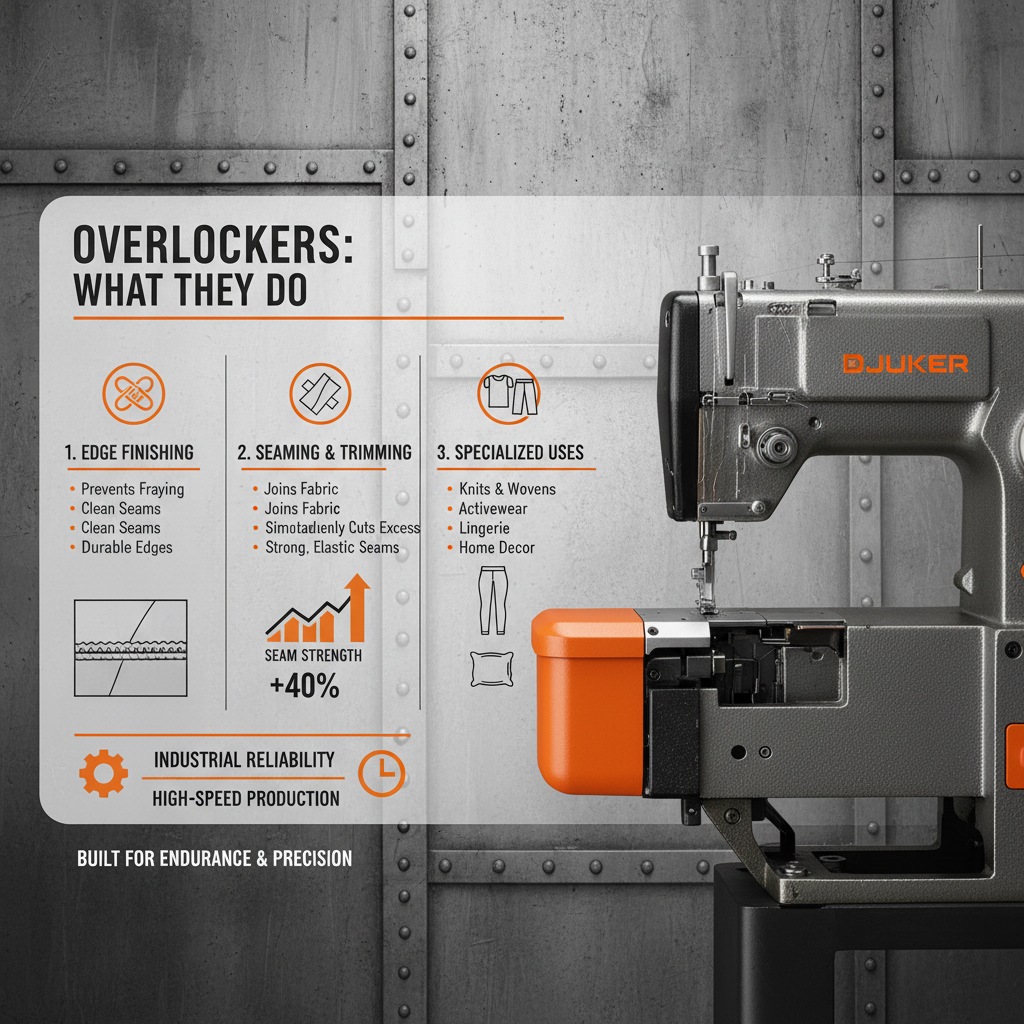 Understanding What Do Overlockers Do A Comprehensive Guide To Textile Finishing