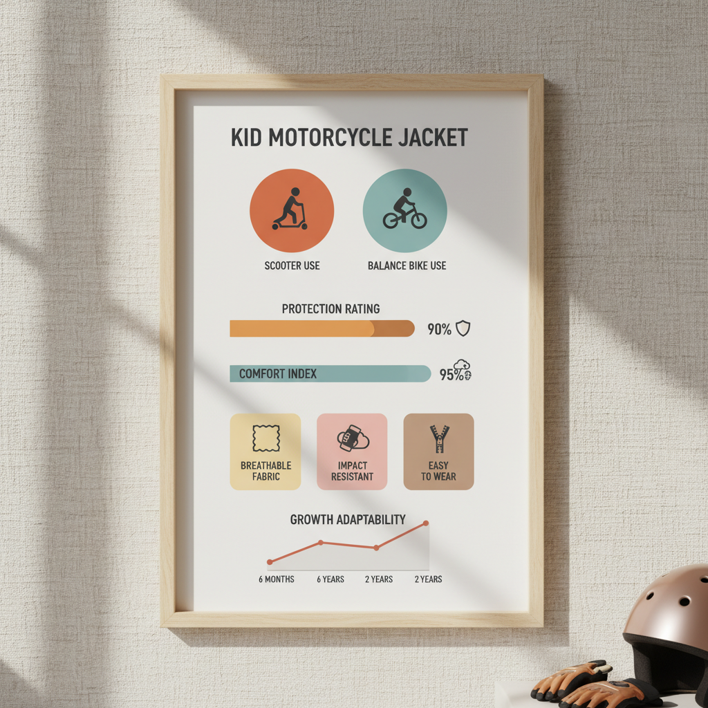 Choosing the Perfect Kid Motorcycle Jacket for Safety and Comfort