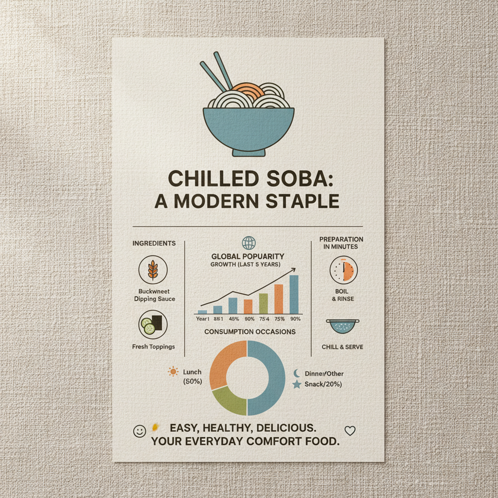 Discover the Refreshing Delight of Authentic Chilled Soba Noodles