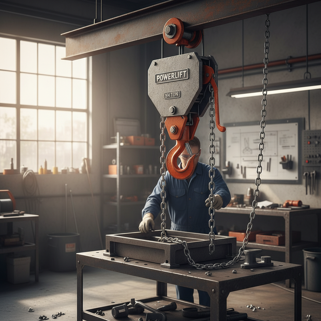 Choosing the Optimal 34 Ton Chain Hoist for Industrial and Commercial Lifting