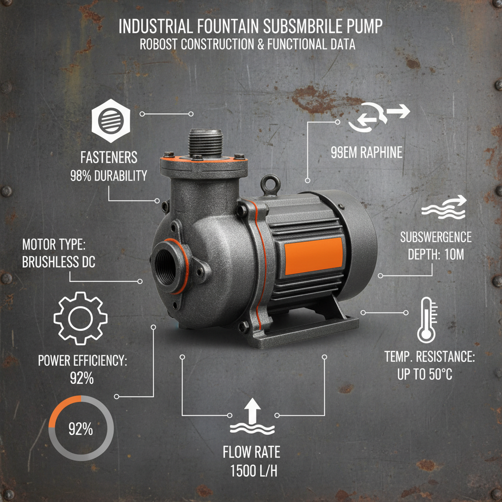 Choosing the Right Fountain Submersible Pump for Optimal Performance