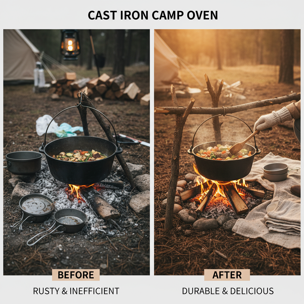 Elevate Outdoor Cooking with a Campfire Cast Iron Camp Oven Guide