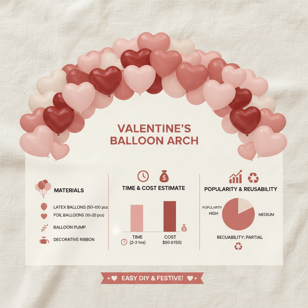 Create a Romantic Atmosphere with Stunning Valentines Balloon Arch Designs