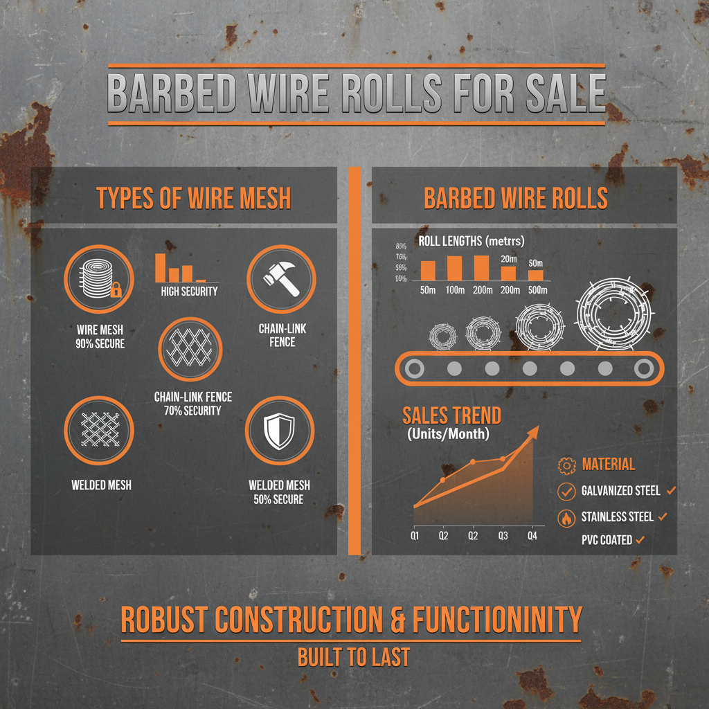 Find High Quality Rolls of Barbed Wire for Sale at Peiling Tech