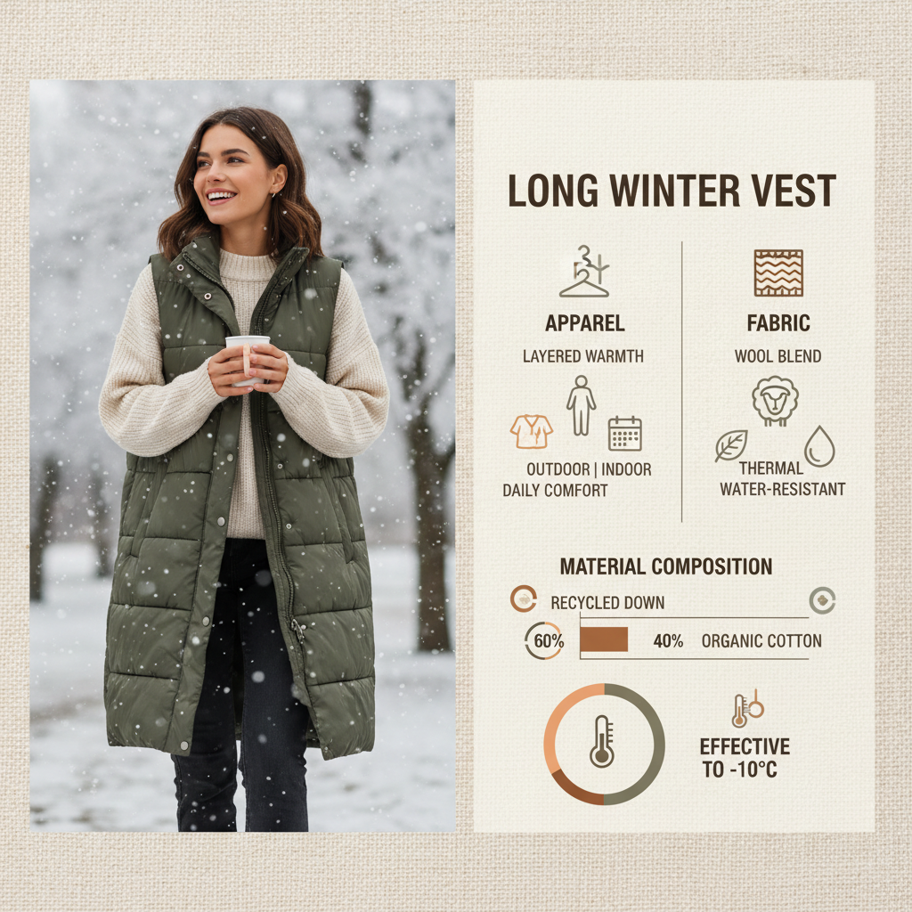 Discover the Perfect Long Winter Vest for Ladies to Stay Warm and Stylish