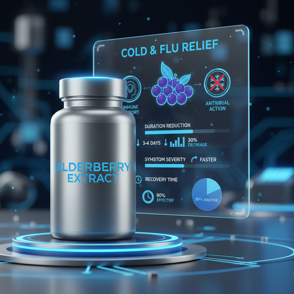 Exploring the Benefits of Elderberry Extract for Colds and Immune Support