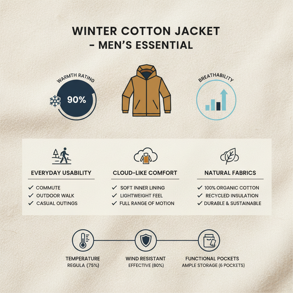 Find the Perfect Winter Cotton Jacket for Men to Brave the Cold