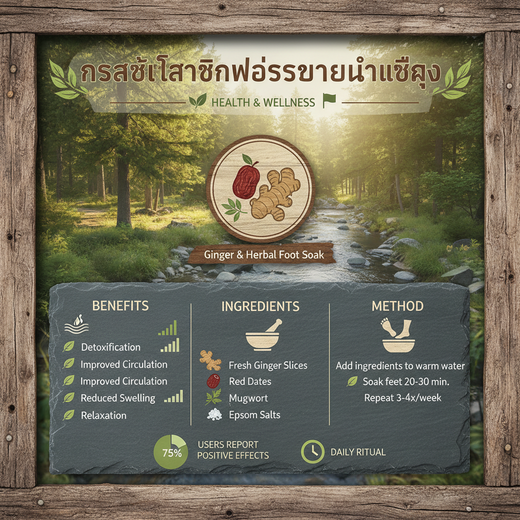 Ginger Foot Soak for Lymphatic Drainage A Natural Wellness Practice