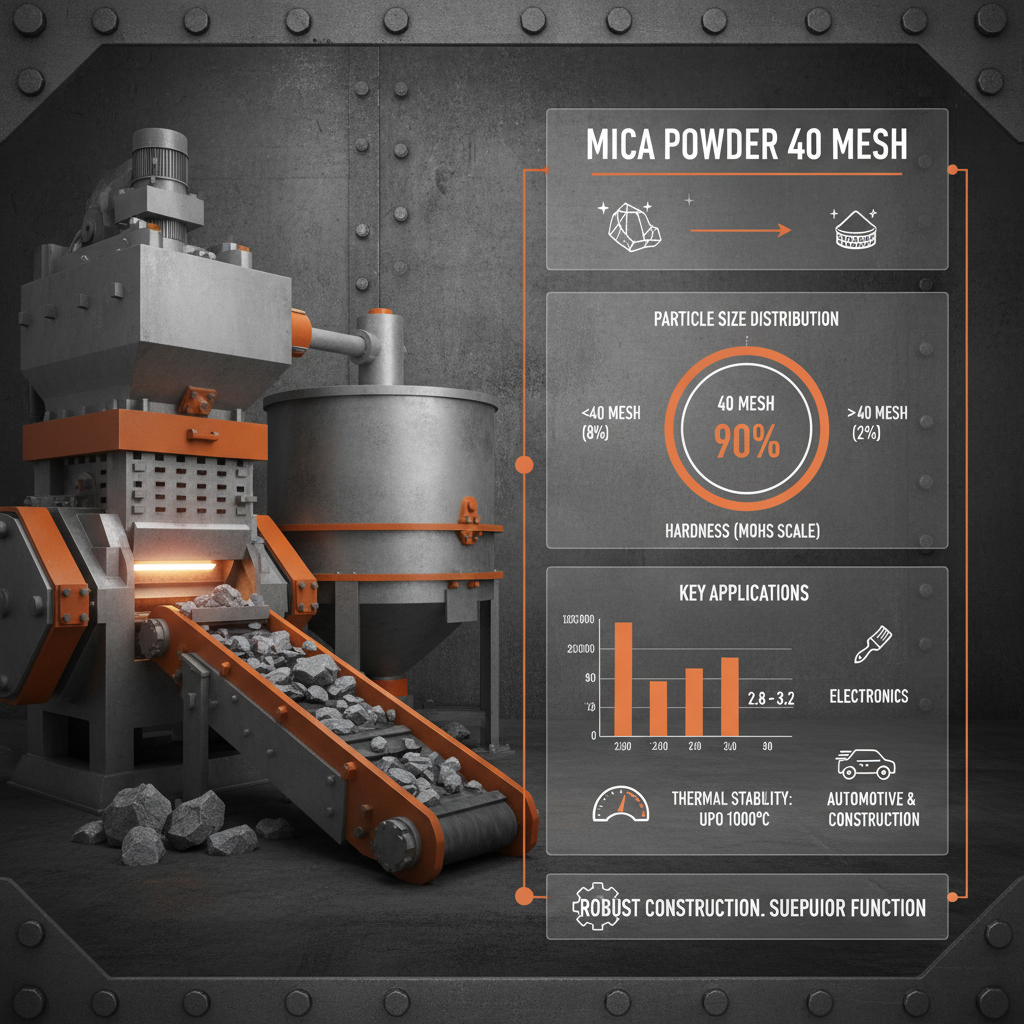 Comprehensive Guide to Mica Powder 40 Mesh Applications and Benefits