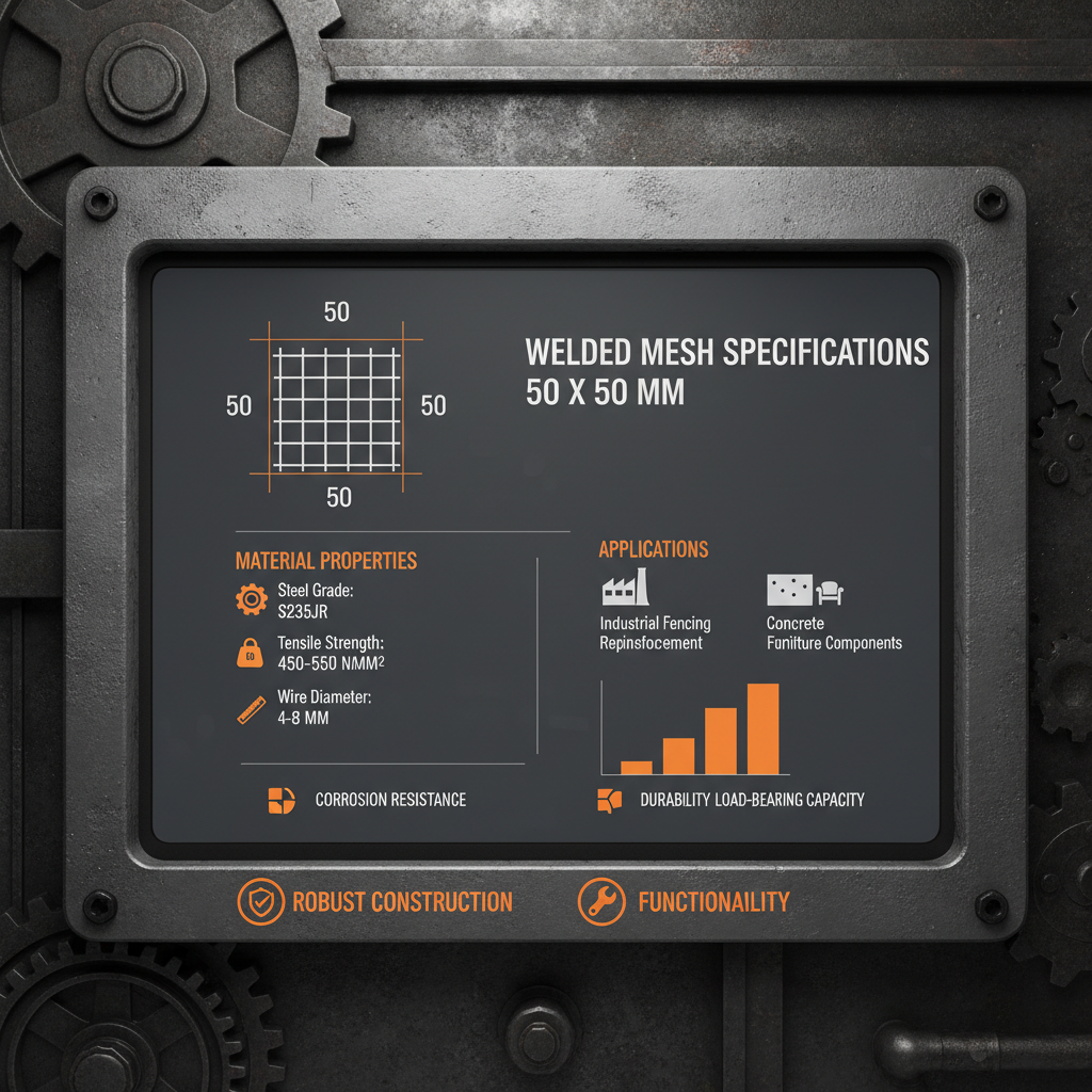 Understanding the Versatility of 50 x 50 Welded Mesh for Various Applications