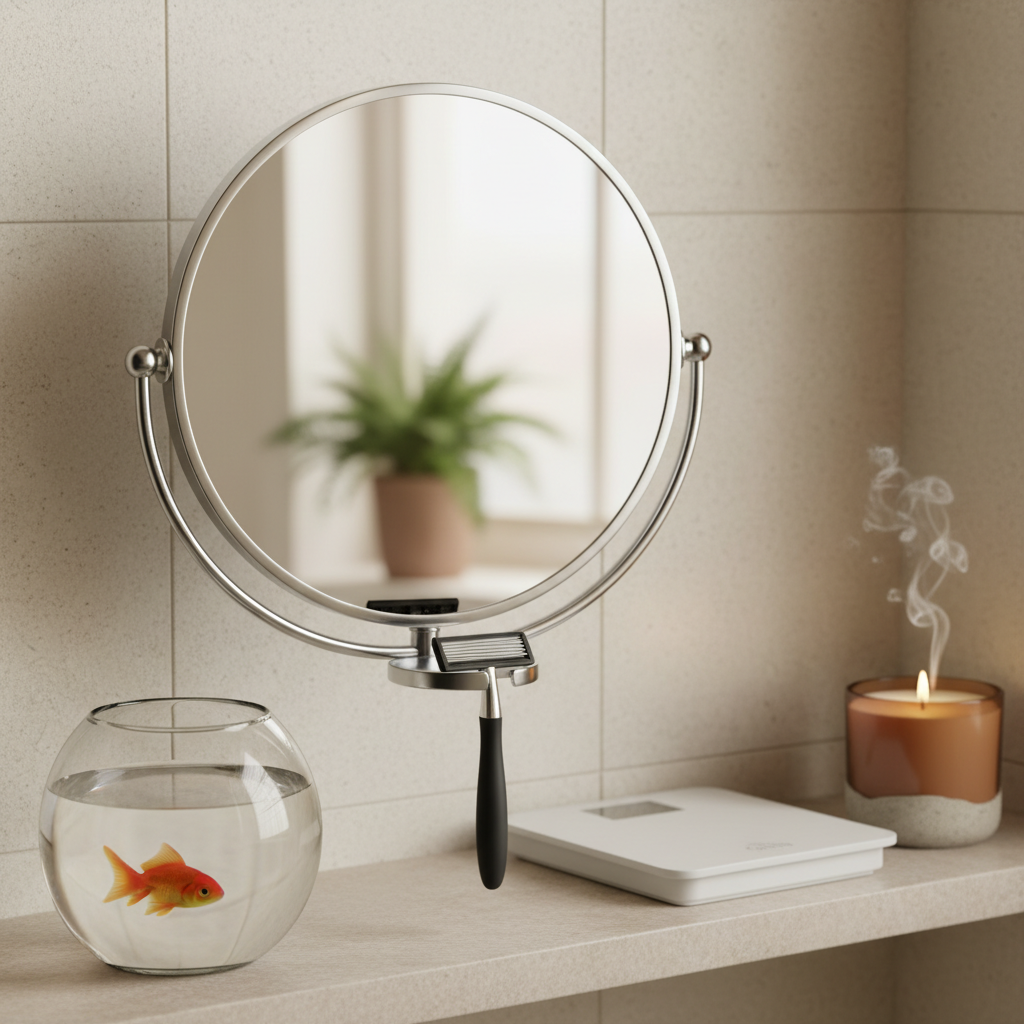 Enjoy Crystal Clear Views with a Fogless Shower Mirror with Razor Holder