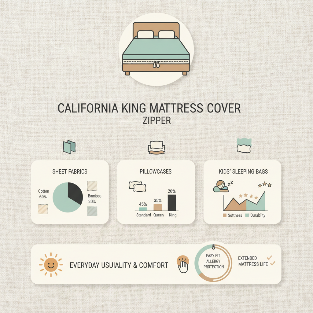 Comprehensive Guide to Choosing the Best California King Mattress Cover with Zipper