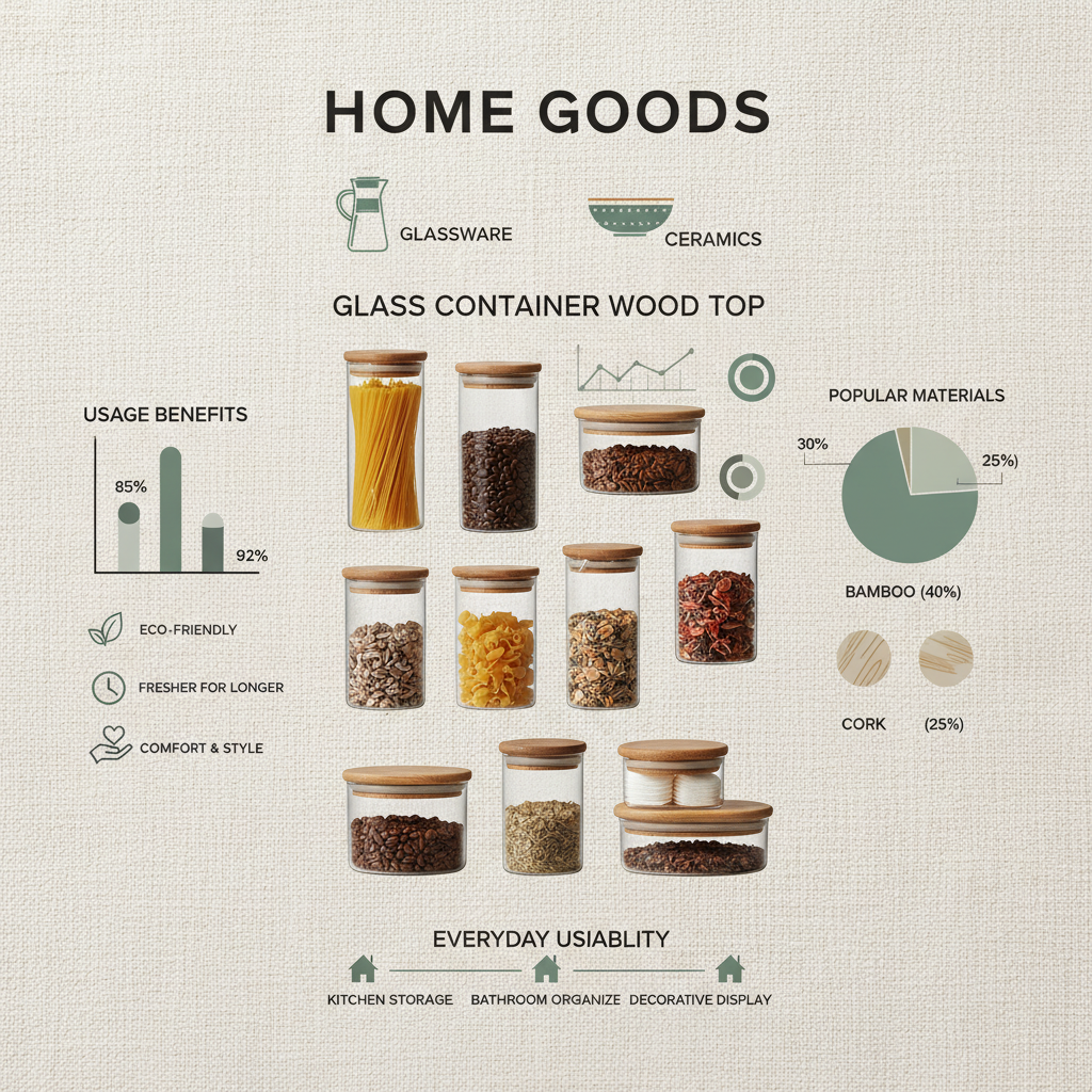 Enhance Your Home with Elegant Glass Container Wood Top Designs