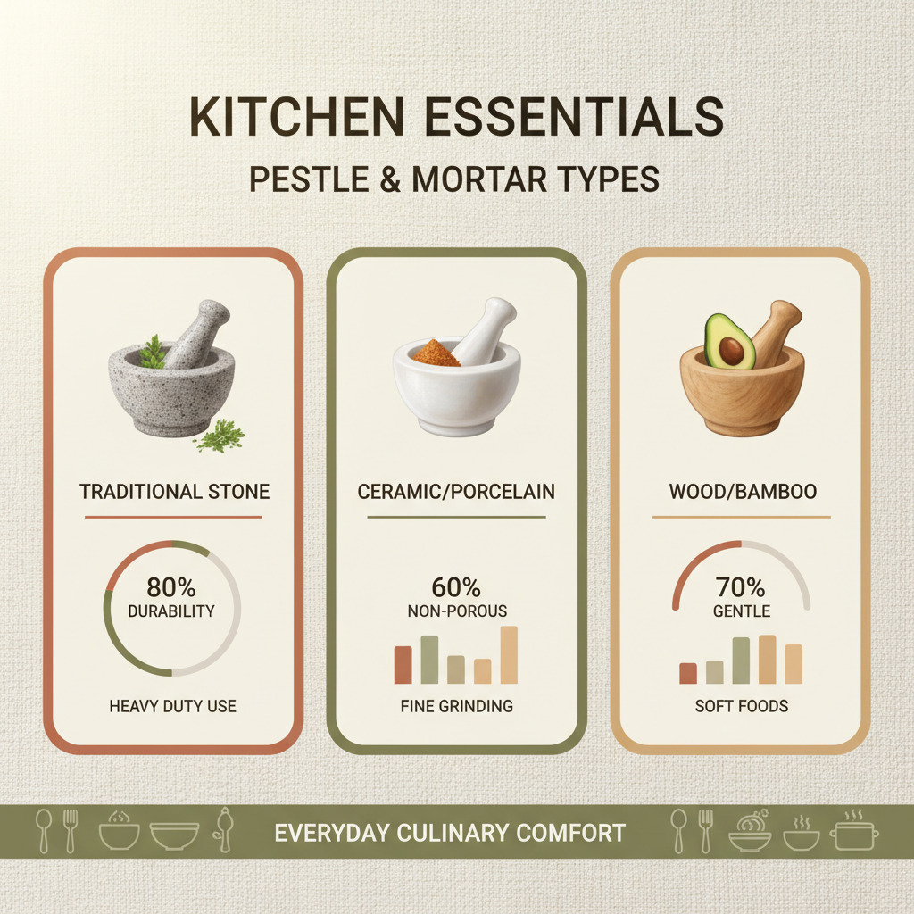 types of pestle and mortar