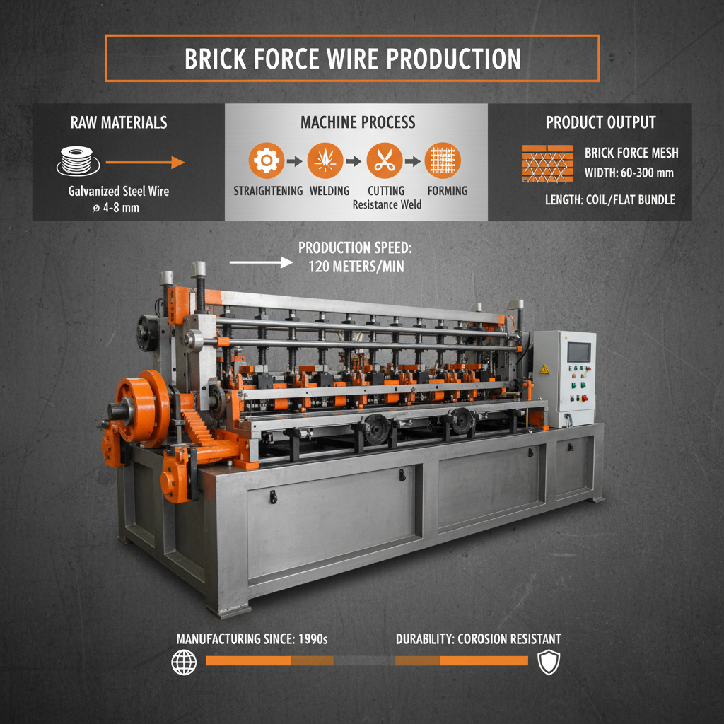 brick force wire making machine