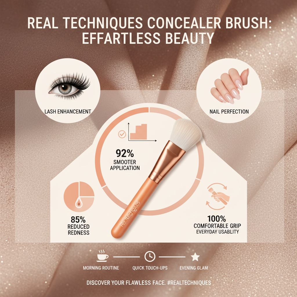 Real Techniques Concealer Brush A Comprehensive Guide to Flawless Application
