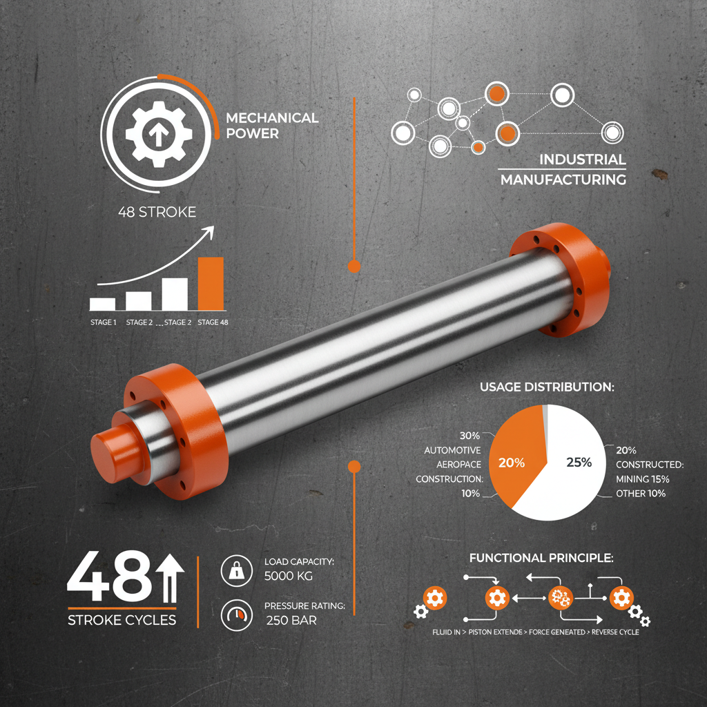 48 stroke hydraulic cylinder