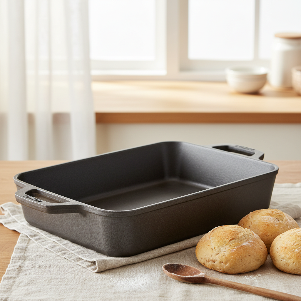 China cast iron baking pan