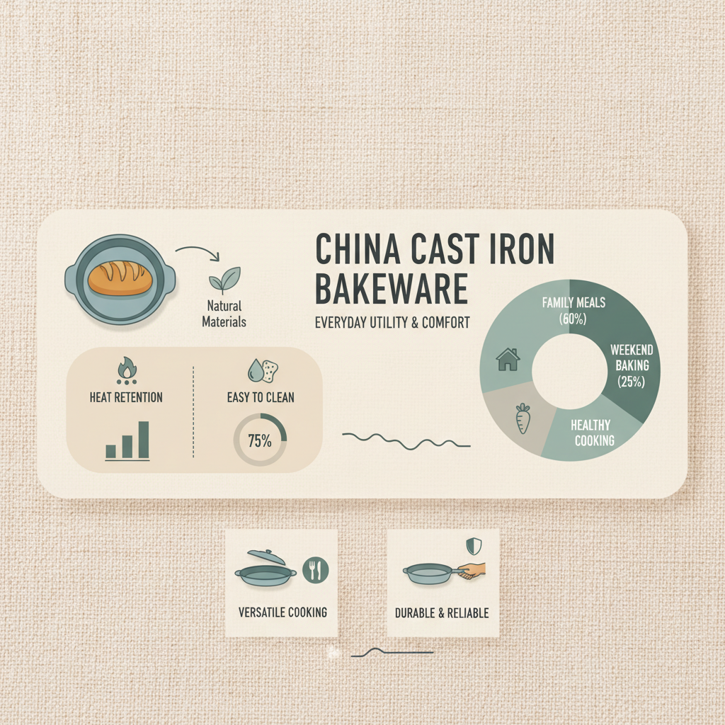 China cast iron baking pan
