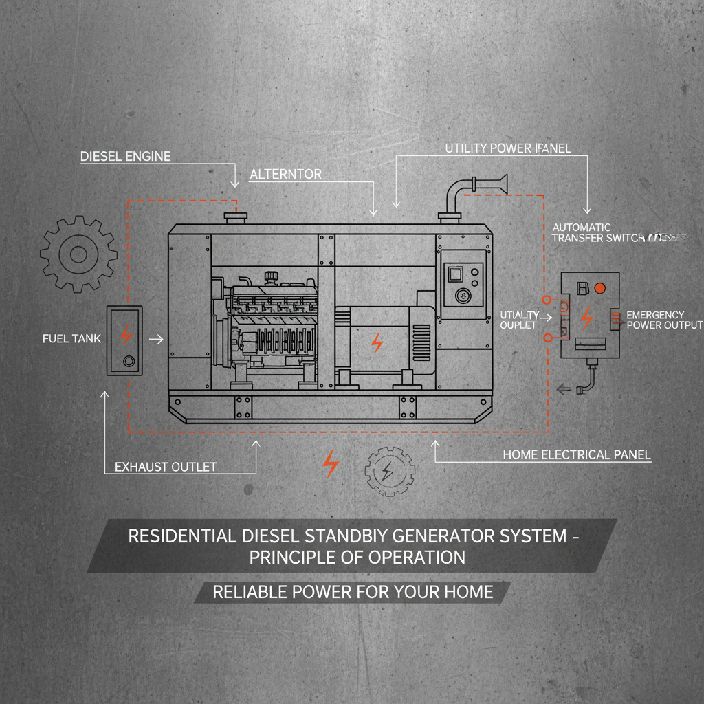 diesel standby generator home Supplier