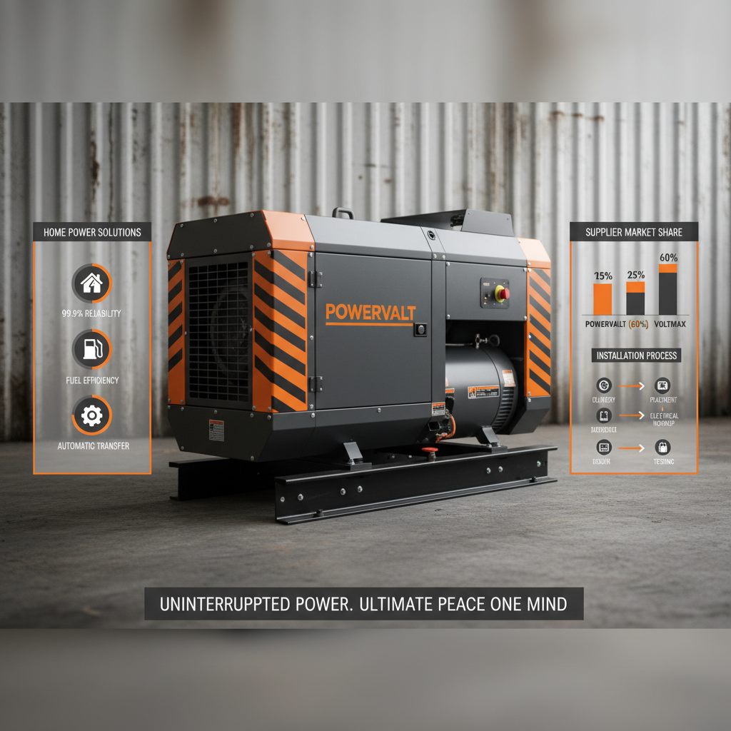 diesel standby generator home Supplier