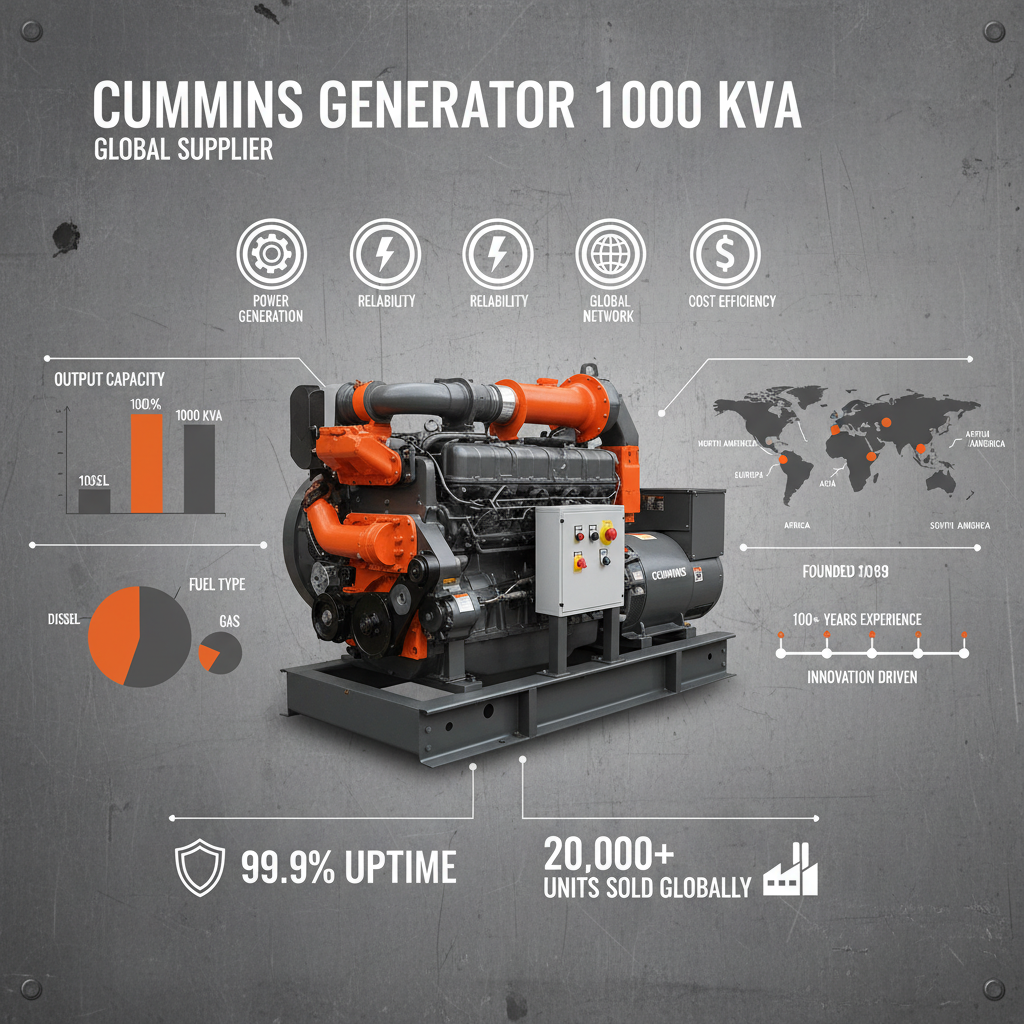 cummins generator 1000 kva Supplier