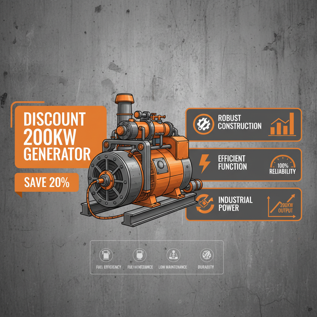 Discount 200kw generator