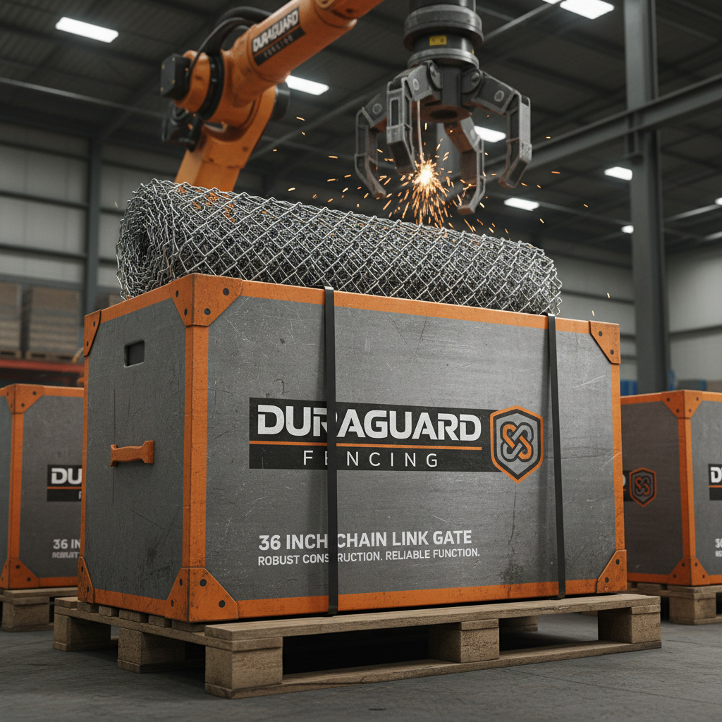 36 inch chain link gate