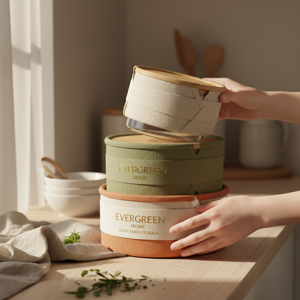 round glass food storage containers