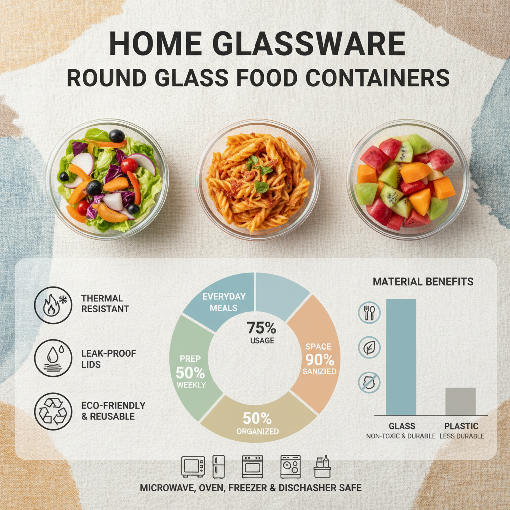 round glass food storage containers