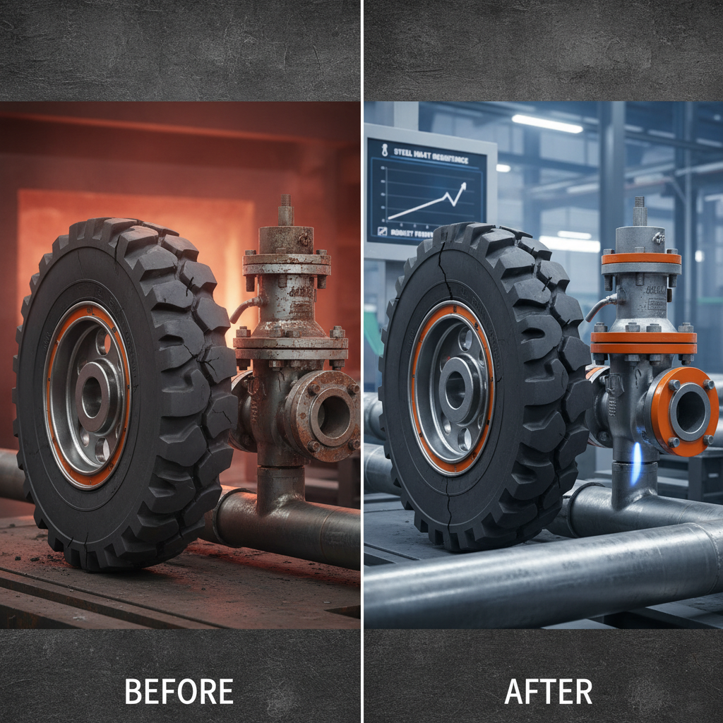 Solid Rubber Tires HighPressure Valve Castings