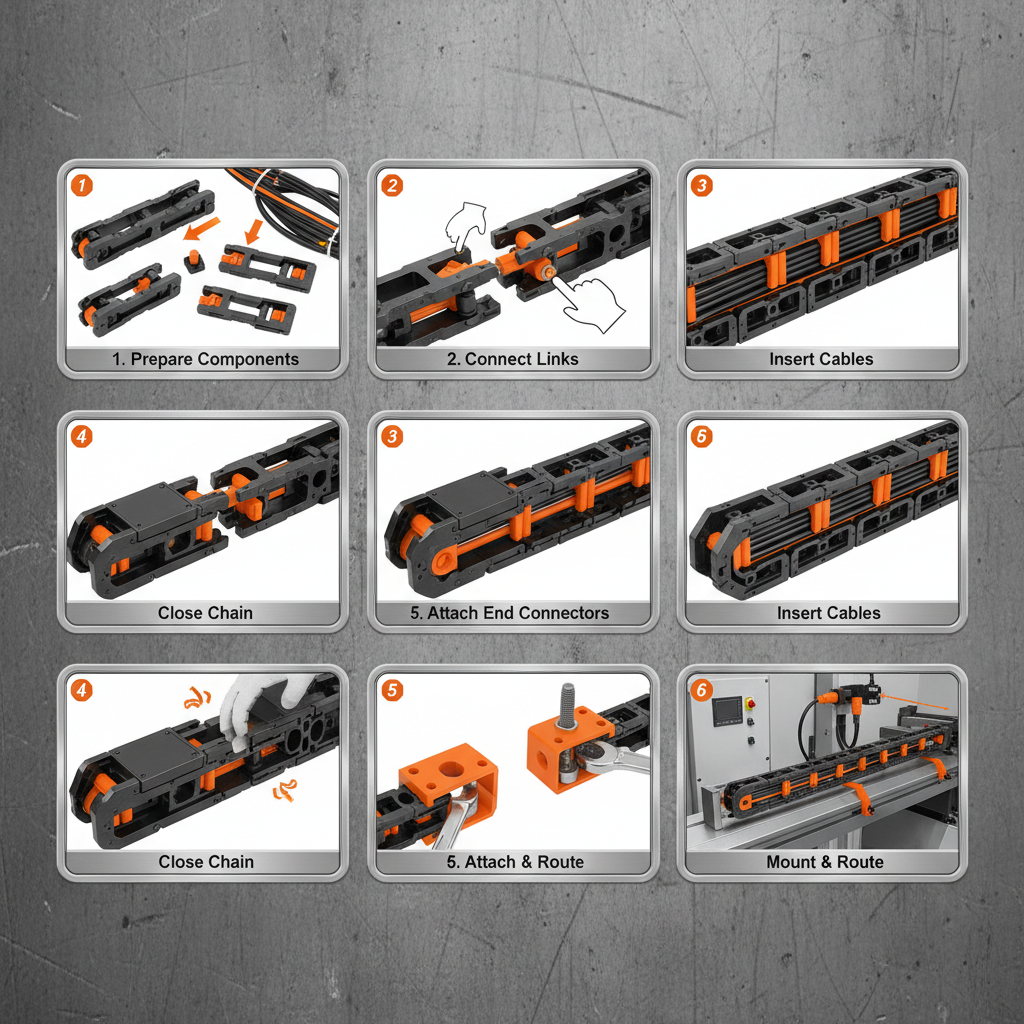 Plastic Cable Chain Track Solutions For Industrial Automation