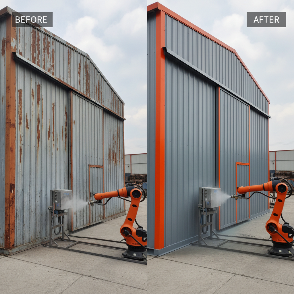 Automated Coating Solutions for Metal Storage Buildings