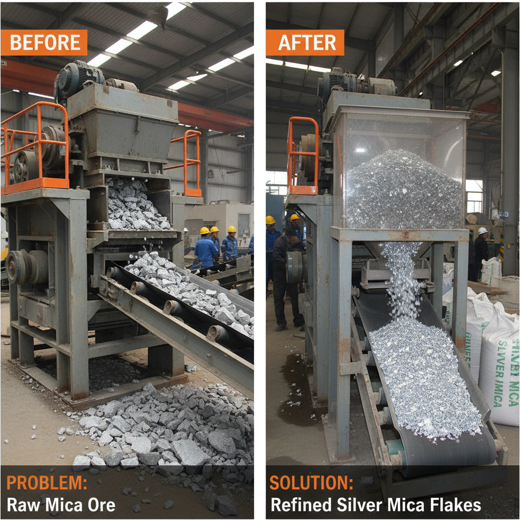 China Silver Mica Flakes