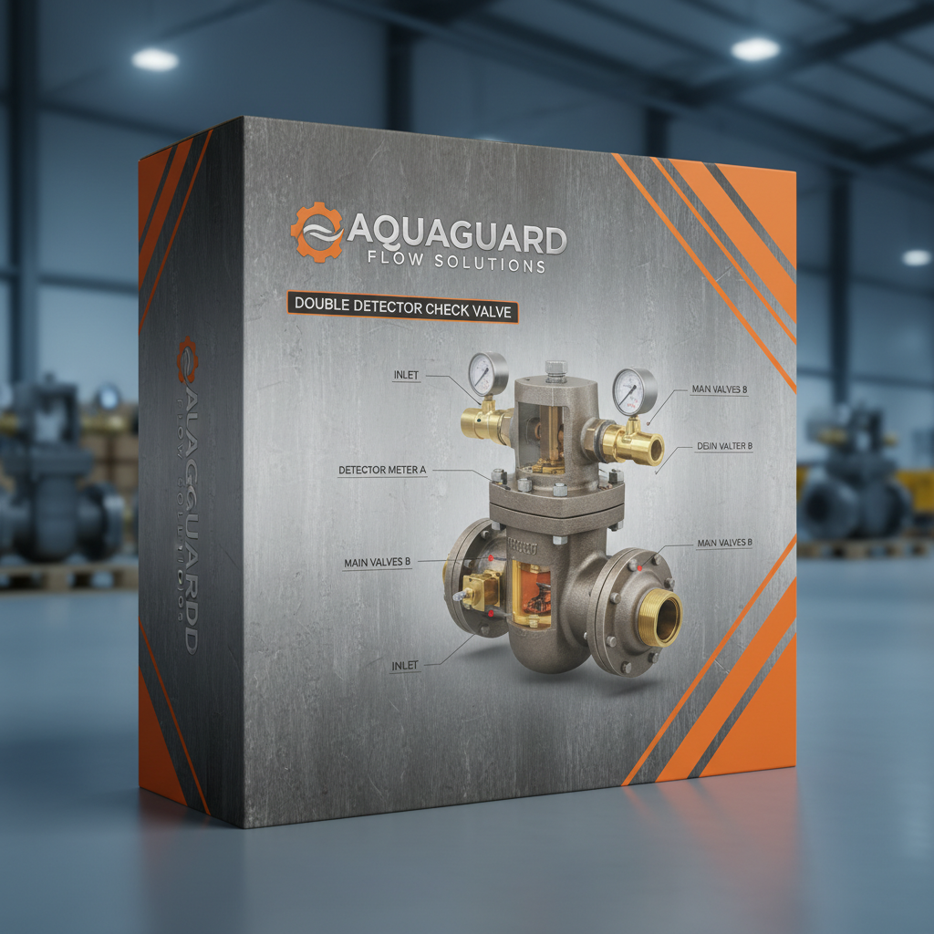 Precision Engineering Double Detector Check Valves For Critical Systems