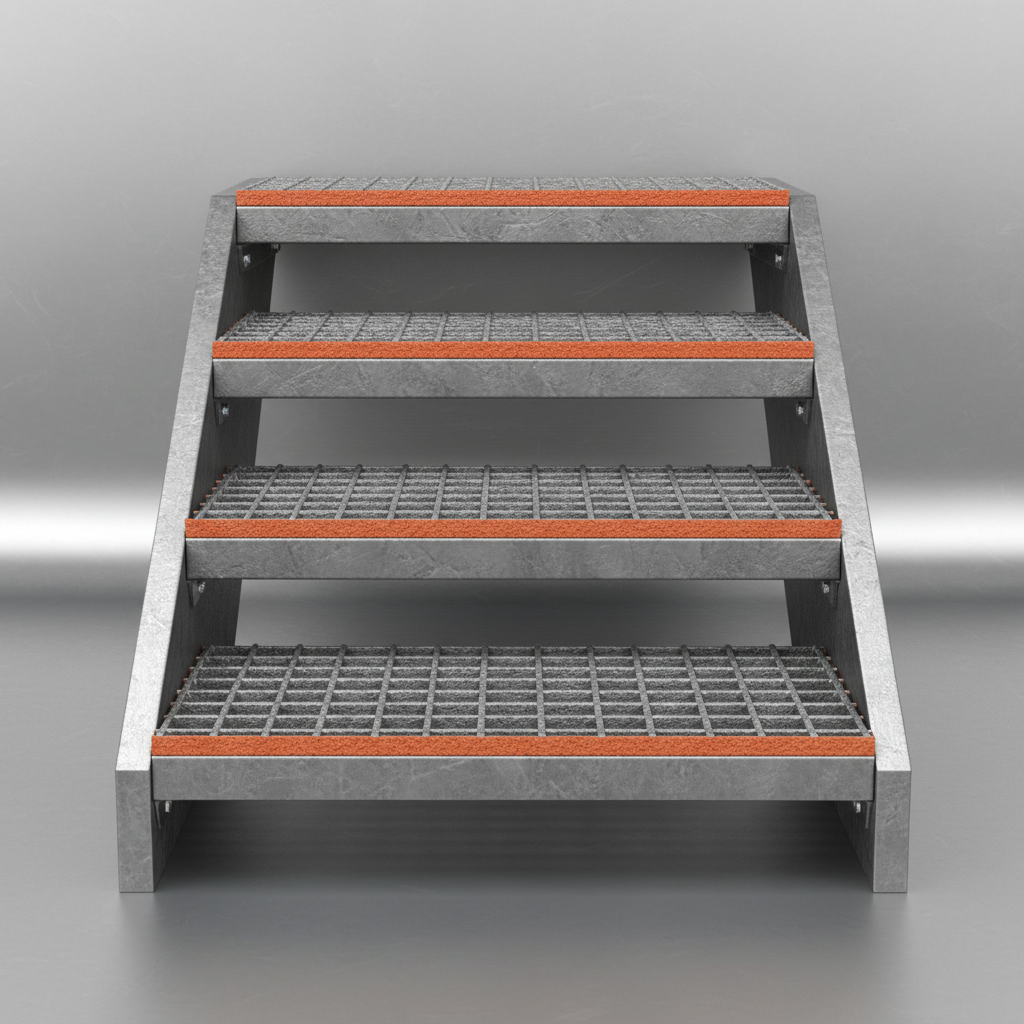 Fiberglass Grating FRP Stair Solutions