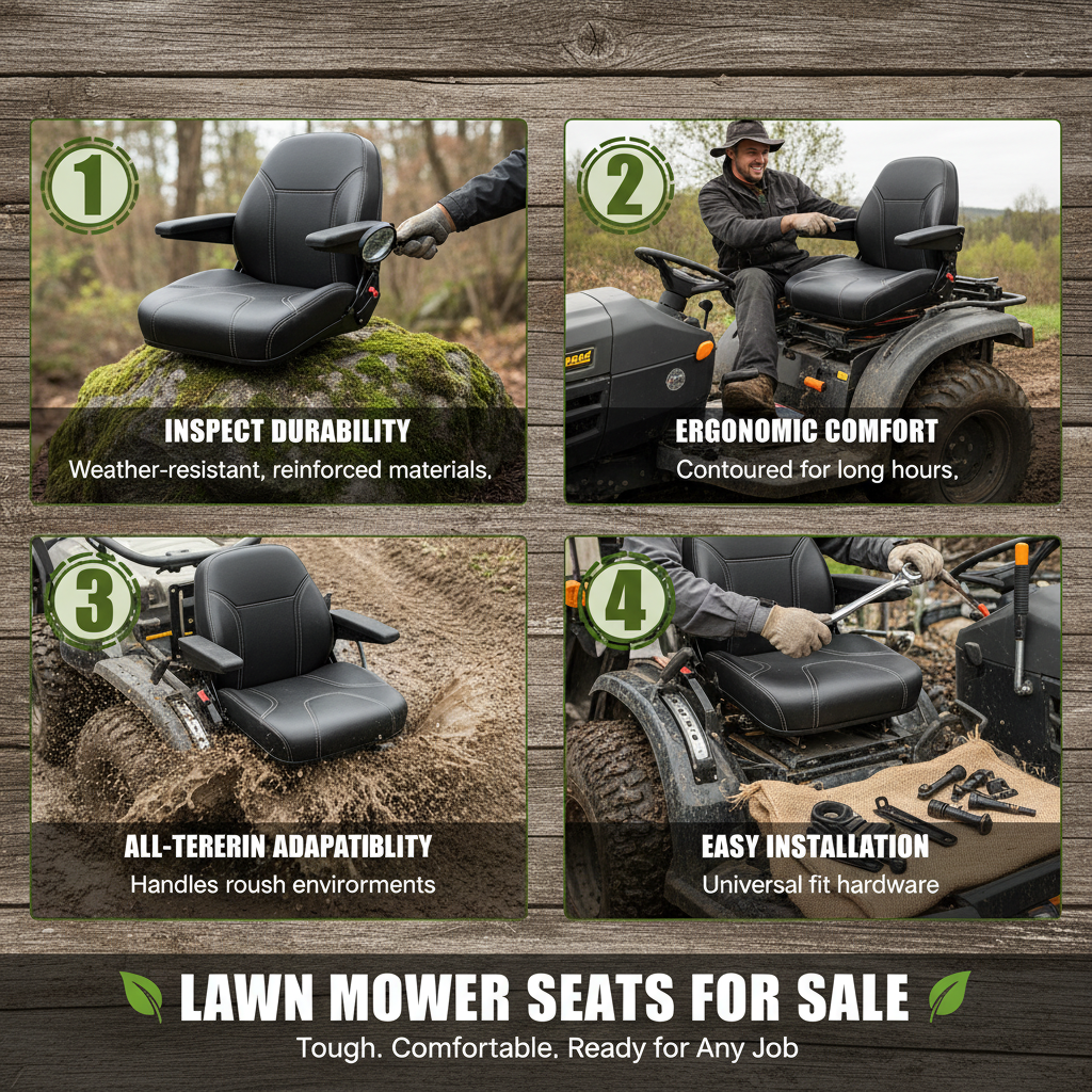 Lawn Mower Seat Excellence