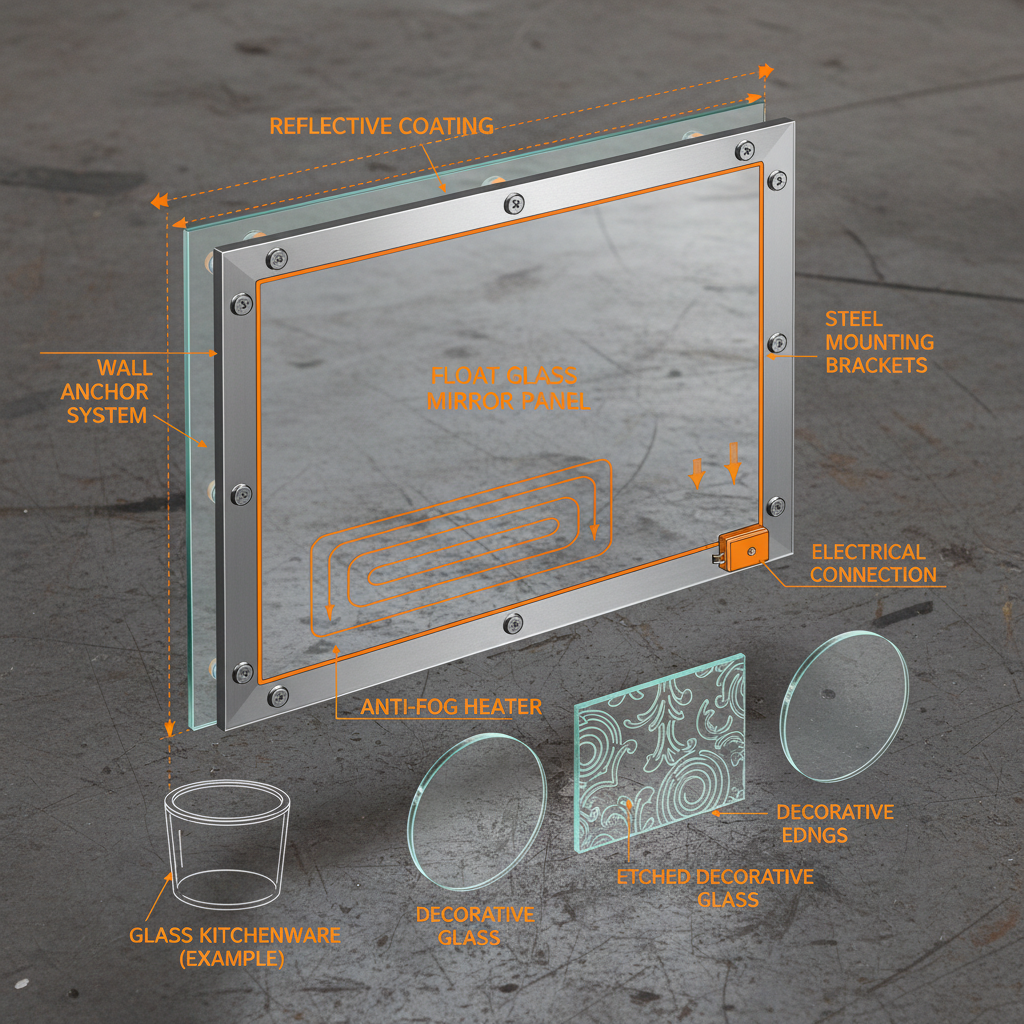 Choosing the Perfect Glass Bathroom Wall Mirror for Your Home