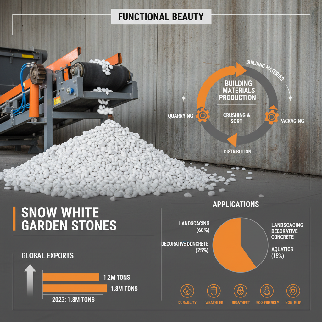 Enhance Your Outdoor Space with Stunning Snow White Garden Stones
